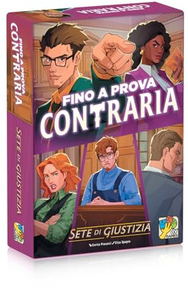 Fino A Prova Contraria: Sete di Giustizia - Gioco Deduttivo per Adulti e Ragazzi dai 12 Anni - 1-6 Giocatori - 75-90min - Ed. Italiana