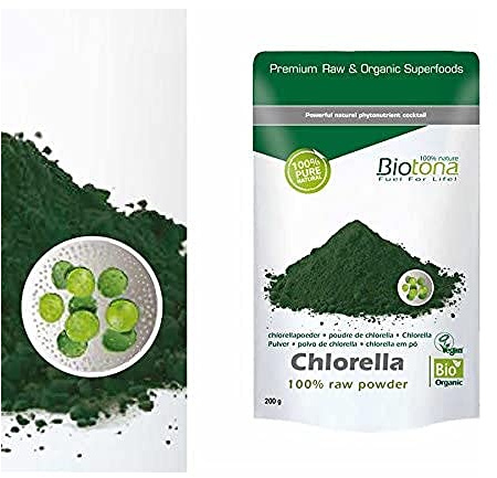 Biotona Chlorella Raw 200Gr. Bio 1 Unidad 300 g