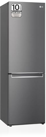 LG GBP31DSLZN Frigorífico Combi Door Cooling+, Nevera y Congelador, 2 Puertas, Serie 300, Clasificación E, Capacidad 374L, 1.86m, Inox grafito Antihuellas