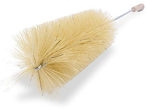 Flaschenbürste Natur | Reinigungsbürste in versch. Ausführungen | Made in Germany (1, M - Naturborsten)