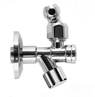 Kiamami Valentina - Rubinetto Sottolavabo con Filtro | Snodo e Dado Conico Basso | 1/2x3/8 Cromato | Made in Italy