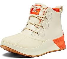 Sorel Women's Out N About III Classic Waterproof Boots - Bleached Ceramic, Optimized Orange - Size 7