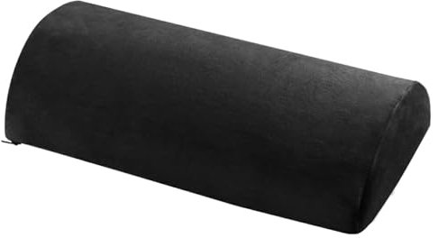 siduytin Halbrundes Kissen mit breiter Anwendung für Ruhe und unterstützenden Schlaf. Plüsch Halbkreis Naturkissen Halbmond Nackenrolle