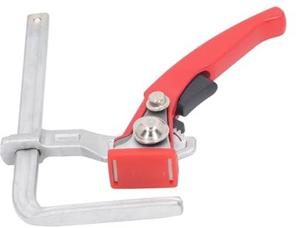 Morsetto per a Cricchetto in Acciaio Legato, Morsetto per a Cricchetto Rapido, Morsetto MFT con Design Autoallineante Morsetto Tavolo a Cricchetto a Sgancio Rapido Morsetto