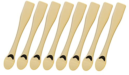 Veemoon 8 piezas Espátulas Cosméticas Pequeñas Abs Cucharas para Crema Facial Aplicador para Lociones y Cremas Cuidado de