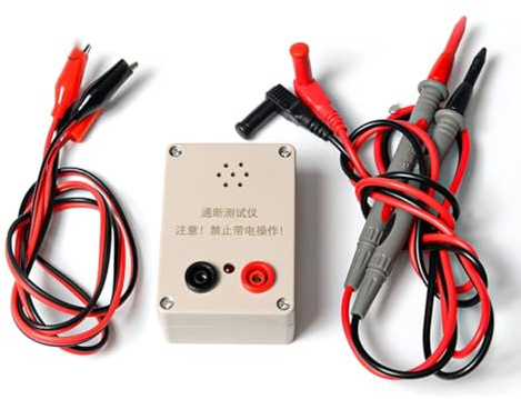 Kueohse 1 Juego de Comprobador de Zumbador de 9 V, Comprobador de Cables Eléctricos, Comprobador de Interruptores de Encendido y Apagado, Comprobador de Continuidad.