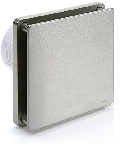 STERR Silver luftdragare 100 mm tyst luftdragare - badrumsventilation - luftdragare 100 mm