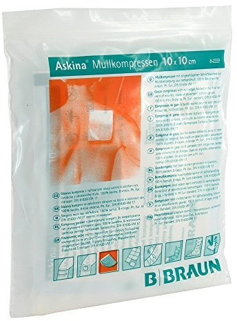 Askina Mullkompressen 10X10 cm Steril, 5X2 St
