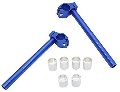 Tubayia 22mm 7/8 Zoll Motorrad Lenker mit Gabel Stummellenker Motorradlenker Lenkerstummel