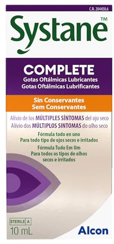 Systane Complete gotas oftálmicas sin conservantes | 1 x 10 ml
