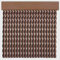 Cortinas Exterior Puerta de Cordon | Tiras Plastico PVC y Barra Aluminio | Ideal para Terraza y Porche | Antimoscas | Marrón Oscuro | 210 * 90