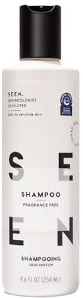 SEEN Shampoo, Fragrance-Free - Non-Comedogenic Hair Shampoo - Dermatologist-Developed - Safe for Sensitive, Eczema & Acne-Prone Skin