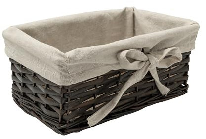 Arthur Cameron Extra Small Natural Wicker Basket (Dark Coffee)