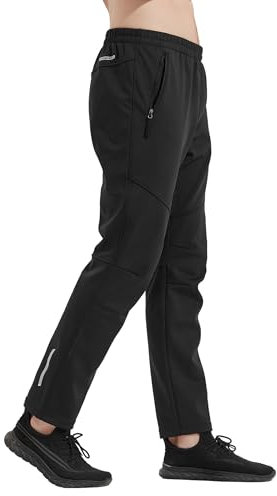 INBIKE Fahrradhose Herren Lange Winter Fahrradbekleidung Radhose Wasserdichte Atmungsaktive Hose Fahrrad MTB Moutainbike Rennrad Schwarz L