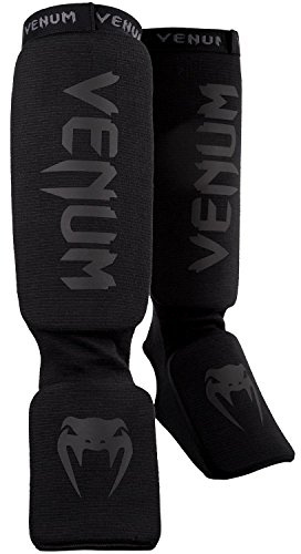 VENUM Kontact Shin Guards, Espinilleras Unisex Adulto, Negro/Negro, XL