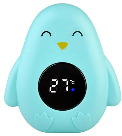 Thermomètre De Bain pour Bébé, Flottant Numérique en Forme De pour Nourrissons, Baignoire À Affichage LED