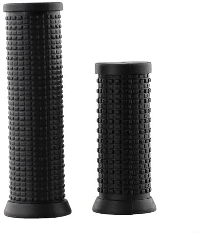 Comfort Grip Poignées de guidon en caoutchouc TPR pour guidon de vélo de montagne, compatible avec dérailleur rotatif (long et court)