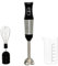 Ambiano Stabmixer Edelstahl - Pürierstab elektrisch GS-Zeichen, inkl. Schneebesen & Messbecher, 400 Watt Leistung, 2 Geschwindigkeiten, stufenloser Drehzahlregler - Schwarz