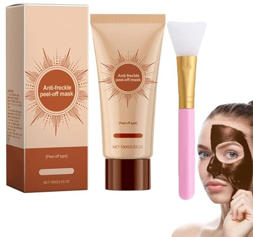 Herbal Spots Peel-Off-Gesichtsmaske, Aufhellende und Fleckenentfernende Gesichtsmaske, Kräuterflecken Peel-Off Gesichtsmasken, Anti-Falten-Peel-Off-Gesichtsmaske, für Alle Hauttypen, 100ml