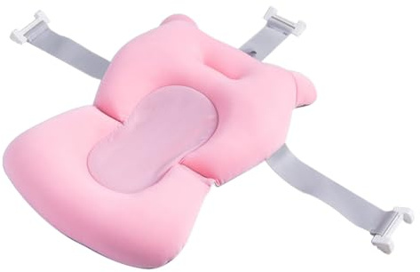 Almohadilla Bañera Bebe, Cojín De Baño Para Bebe, Cojin Bañera Bebe Asiento Baño Antideslizante, Para Niños Recién Nacidos 0-12 Meses