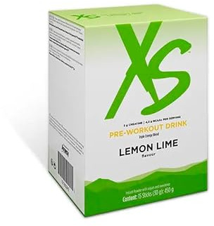 Bebida Pre-Entrenamiento XS Sabor Lima Limón