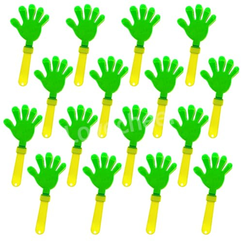 Lovecheer 16PCS Hand Clappers 7.5 Cheer Clapper Party Noisemakers for Sporting Events Basketball Football Fiesta Birthday Wedding Dance