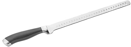 PINTINOX Coltello Salmone Professionale 26cm, Manico Soft-Touch con pestello, Accciaio Inox