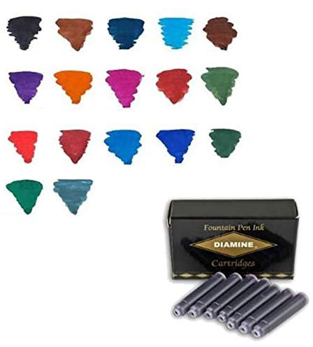 Diamine Teal fountain pen ink cartridges