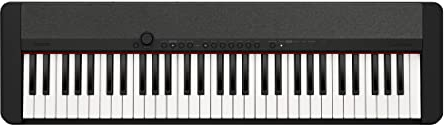 Casio Casiotone CT-S1BK Piano-Keyboard mit 61 anschlagdynamischen Tasten, 61 Sounds, schwarz