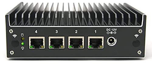 Protectli Vault Pro VP2420-4 Port, Firewall Micro Appliance/Mini PC - Intel Celeron J6412, 2.5G Ports, DDR4 RAM, M.2 SSD Storage, AES-NI, 8GB RAM, 120GB SSD
