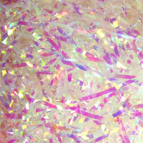30g 100g 500g Iridescent Shredded Chunky Cellophane Tissue Paper Basket Grass Strips Hampers Grams Opal Luxury Clear Filler Paper Shred Ideal Cello Christmas Easter Gift Box Filling Present (30g Bag)
