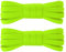 7STROBBS 2 Paar Schnürsenkel Neon Grün Flach für Sportschuhe Turnschuhe,Ersatz Sneaker Schuhbänder Lang für Converse Chucks Nike Air Force,Neon Green Shoe Laces,200cm