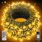 Auriostar Lichterkette Außen 60M 600LEDs- Lichterkette Weihnachtsbaum Innen mit Fernbedienung Timer, 8 Modi IP44 Wasserdicht Lichterkette Strom Weihnachtsbeleuchtung für Weihnachten Garten Party Deko