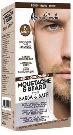 Renee Blanche Colorazione Per Barba E Baffi Tintura Colore Biondo Senza Ammoniaca 2X20 Ml (1, Unità)