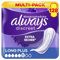 Always Discreet Inkontinenz-Einlagen Long Plus Monatspaket bei Blasenschwäche, 128 Einlagen (Sparpackung 8 Packungen x 16 Stück)