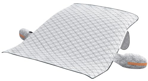 Couverture de Pare-Brise de Voiture pour Icesnow, Couverture de Pare-Brise pour la Neige, Housse de Protection Contre Le Gel pour Pare-Brise d'hiver, Housse antigel, Protections Hivernales