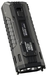Nitecore EDC37 taktische LED-Taschenlampe – helle Taschenlampe mit 8000 Lumen, 420m Reichweite, USB-C wiederaufladbar, kompakt & wasserdicht für Outdoor, Notfall & Polizei