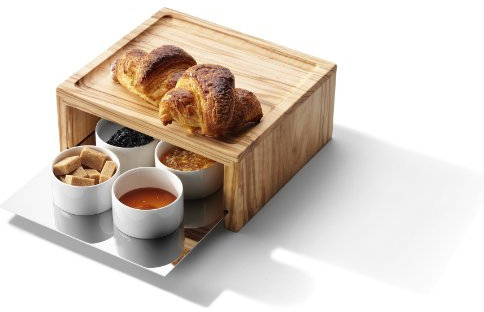 SERAFINO ZANI Festa Set Prima Colazione, 24.5x22x10.5 cm