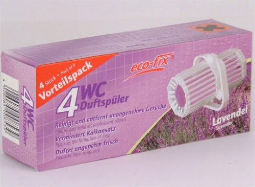 Eco-fix WC-Stein 4er, Lavendel / sanhyTec