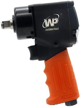 WORKPAD 1/2-Inch Mini Air Impact Wrench with Twin Hammers, Pneumatic Tools