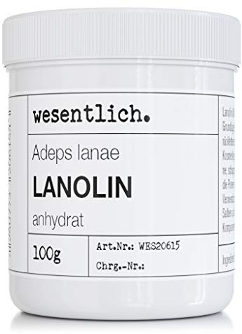 Lanolin ullfett hydrat 100 g – vattenfri och knappt lukt – ullvax av väsentligt.