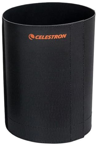 Celestron 94018 Deluxe Telescope Dew Shield with Velcro Attachment Points - Prevents Dew Formation on 6 and 8” Schmidt Cassegrain or EdgeHD Telescope Lenses, Black
