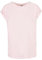 Urban Classics Damen Ladies Organic Extended Shoulder Tee pink, L
