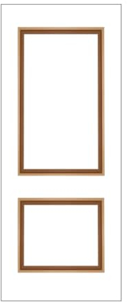 Nordlinger Pro 790522 Kit moulure de Porte, Marron