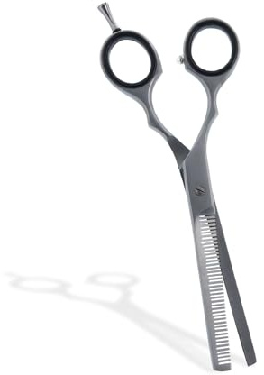 Otto Herder Manicure Effilierschere, Ausdünnschere 6 / 16,5 cm, aus rostfreiem Edelstahl, mit Haken und nachstellbarer Schraube, zum Haare ausdünnen