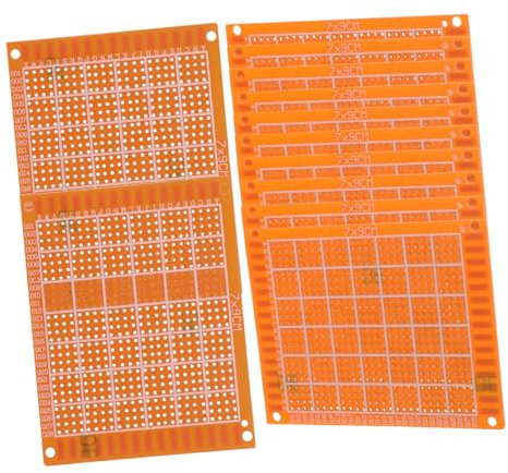 TOKIDNY 10pezzi Schede Circuito Per Saldatura Pannelli Sperimentali Di Spessore Per Progetti Elettronici Fai Te e Prototipazione