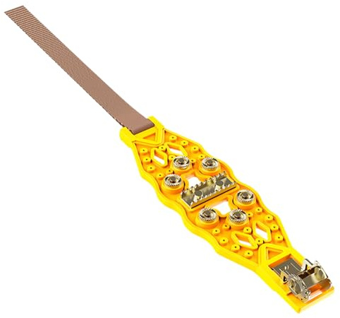 Snow Chains for Car Tires - Heavy-Duty Traction for Winter Cars | Anti-Slip Quiet Devices, Reliable Panel Detail, Trailer Ice Fishing Hiking Offroad Lawn Use, Secure Installation Feature
