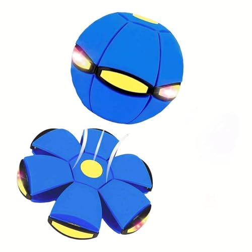 Pelota de Rebote para niños, con 6 Luces, interacción Entre Padres e Hijos, Forma Dual libremente Intercambiable, interacción con Mascotas,A