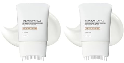 Sérum de croissance capillaire avec brosse intégrée pour le cuir chevelu, soin doux du cuir chevelu, revitalise et épaissit les cheveux, nourrit le cuir chevelu pour femmes et hommes,2PCS