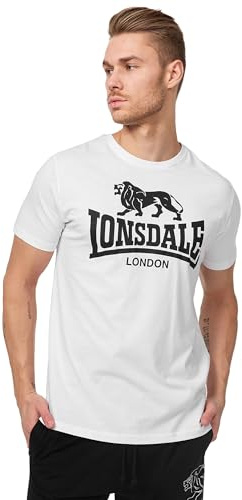 Lonsdale Logo T-Shirt Bianco M (UK S)